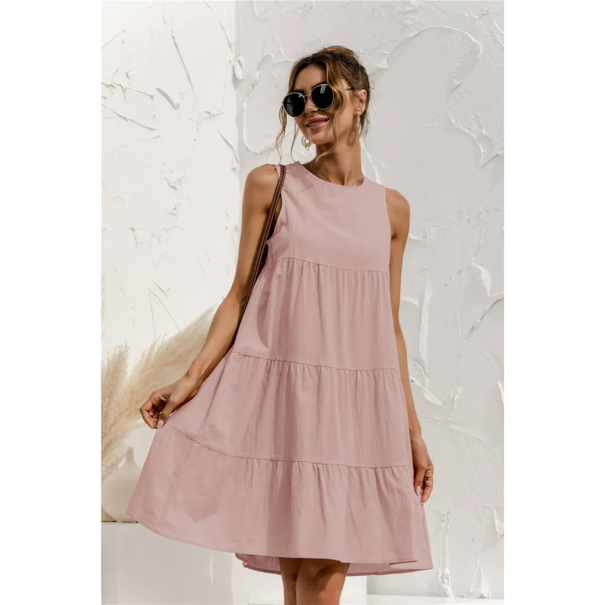 Summer Sleeveless Dress - All Dresses - 13