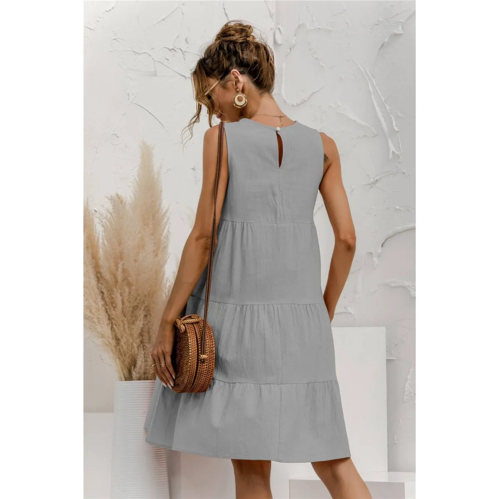 Summer Sleeveless Dress - All Dresses - 16