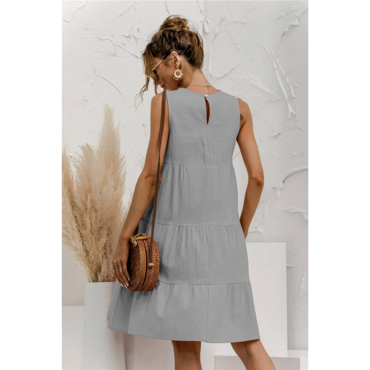 Summer Sleeveless Dress - All Dresses - 16