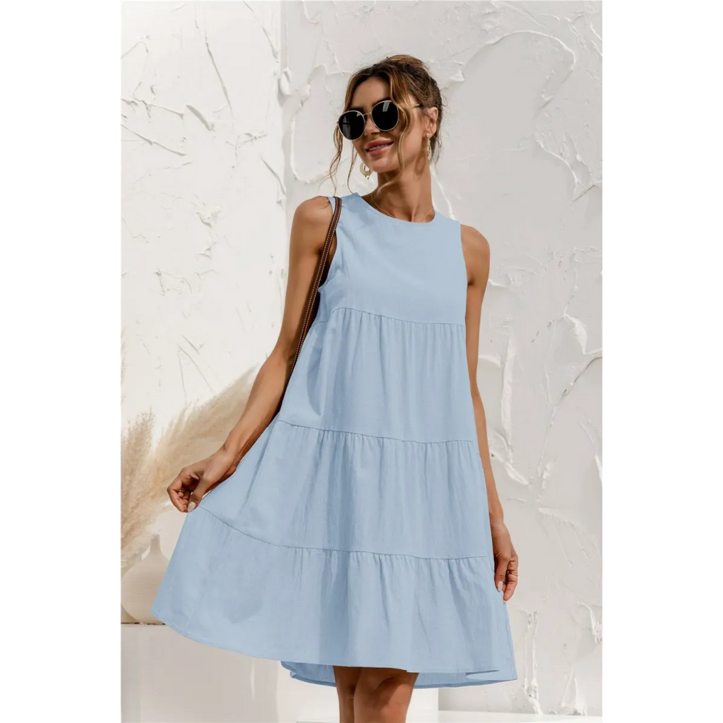 Summer Sleeveless Dress - All Dresses - 21