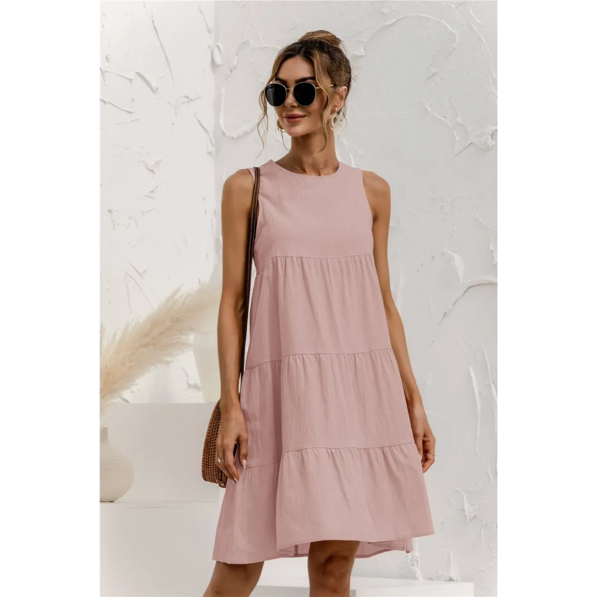 Summer Sleeveless Dress - All Dresses - 25