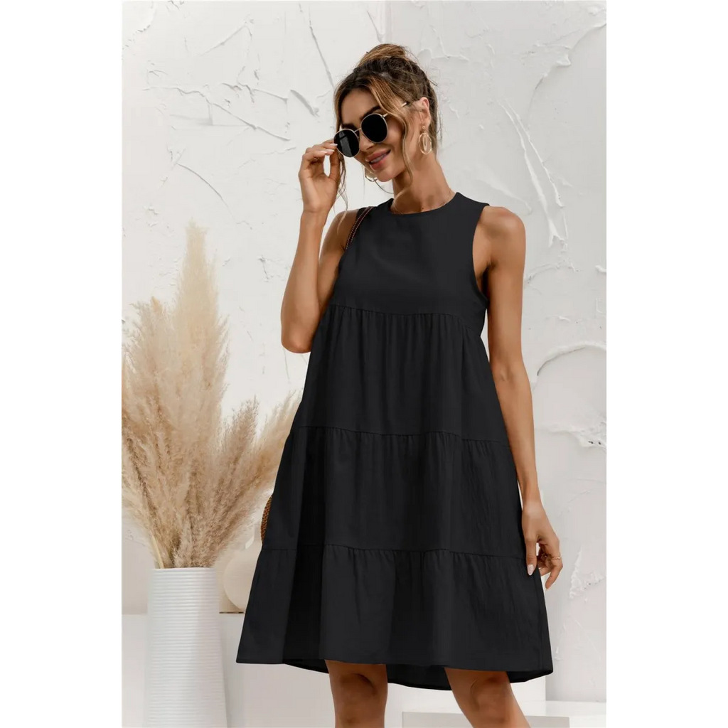 Summer Sleeveless Dress - All Dresses - 27