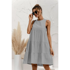Summer Sleeveless Dress - All Dresses - 4