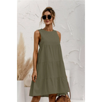 Summer Sleeveless Dress - All Dresses - 6