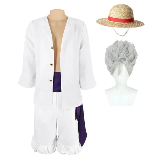 Sun God Nika Luffy Cosplay Costume Set - Cosplay - Cosplay - 1