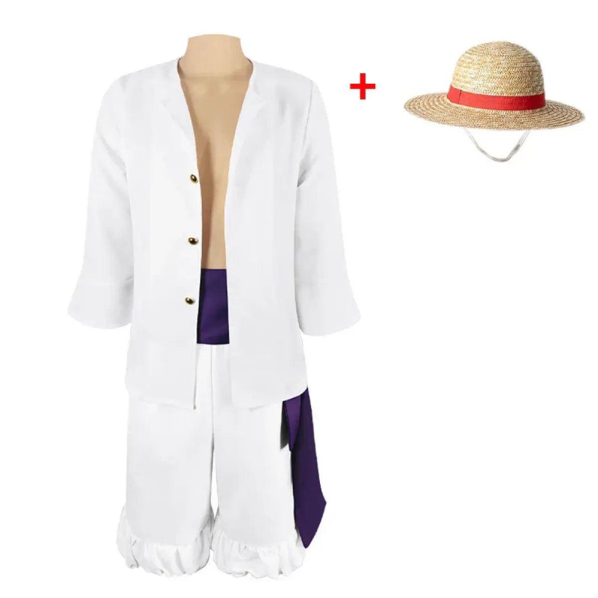 Sun God Nika Luffy Cosplay Costume Set - Cosplay - Cosplay - 7