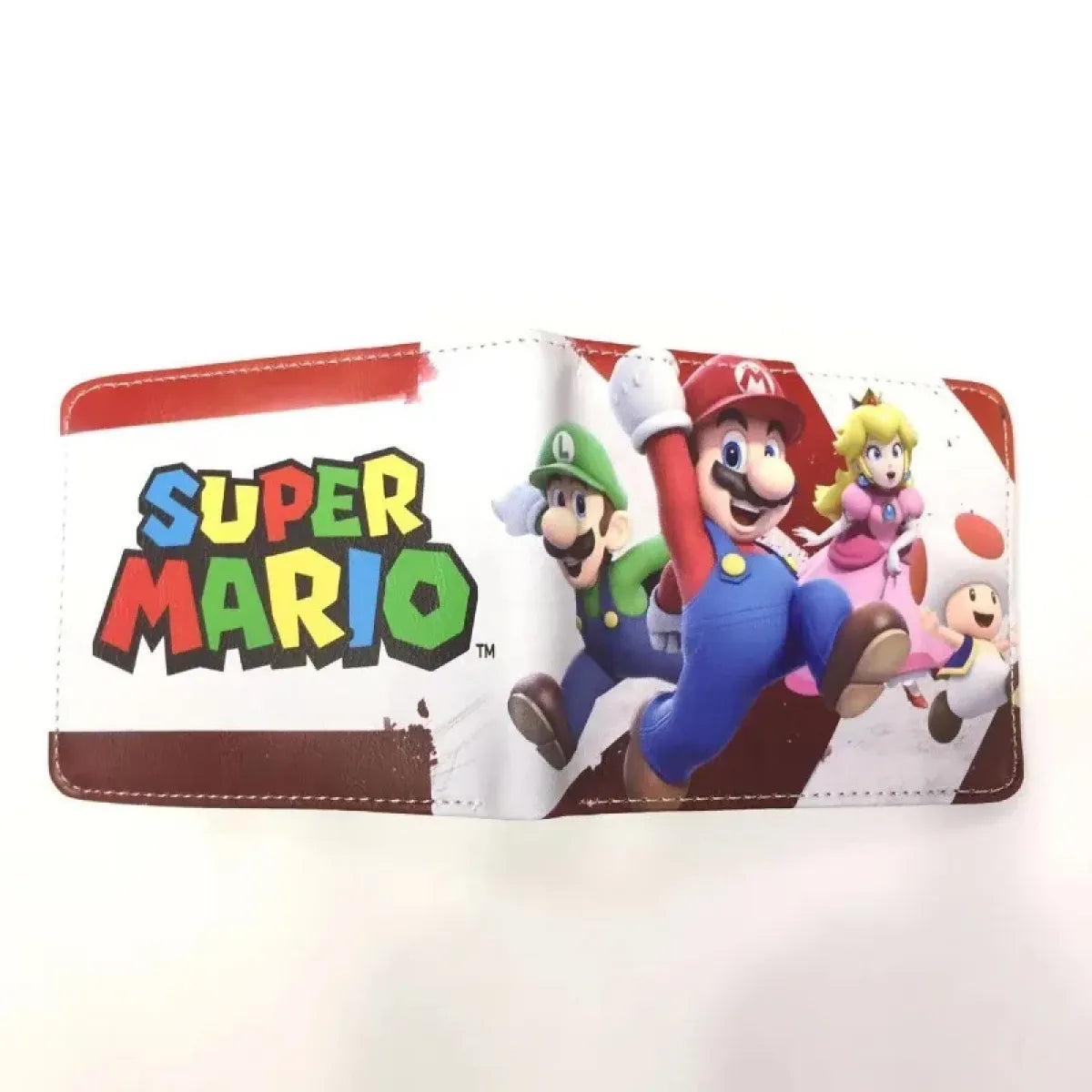 Super Mario Bros PU Wallet with Card & Coin Slots - Anime - Purses - 1