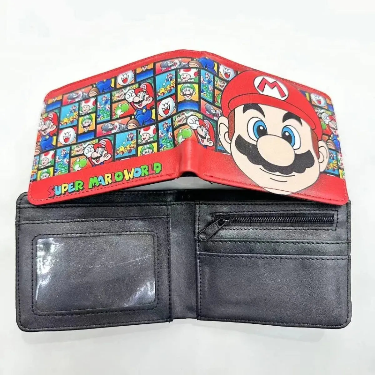 Super Mario PU Bifold Wallet with Card & Coin Pocket - Women Bags & Wallets - Wallets - 4