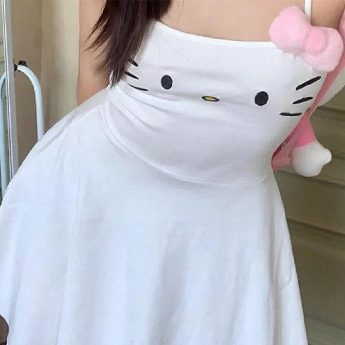 Hello Kitty Slim Suspender Dress - All Dresses - Skirts - 6