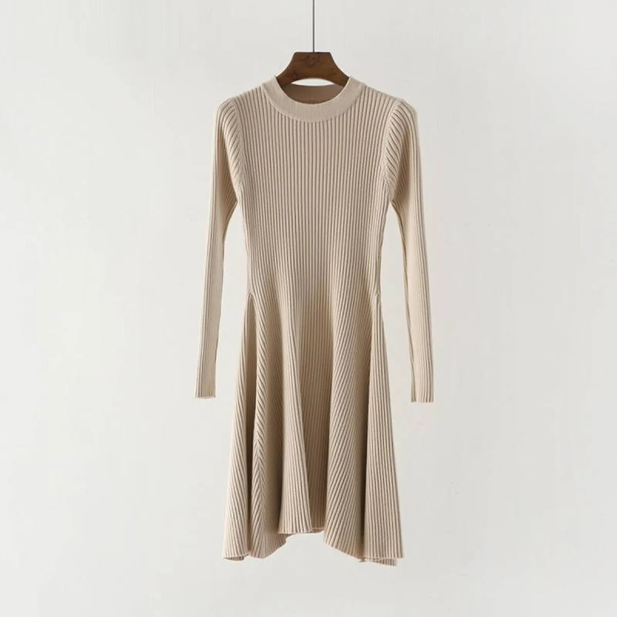 Long Sleeve Sweater Dress - All Dresses - 11