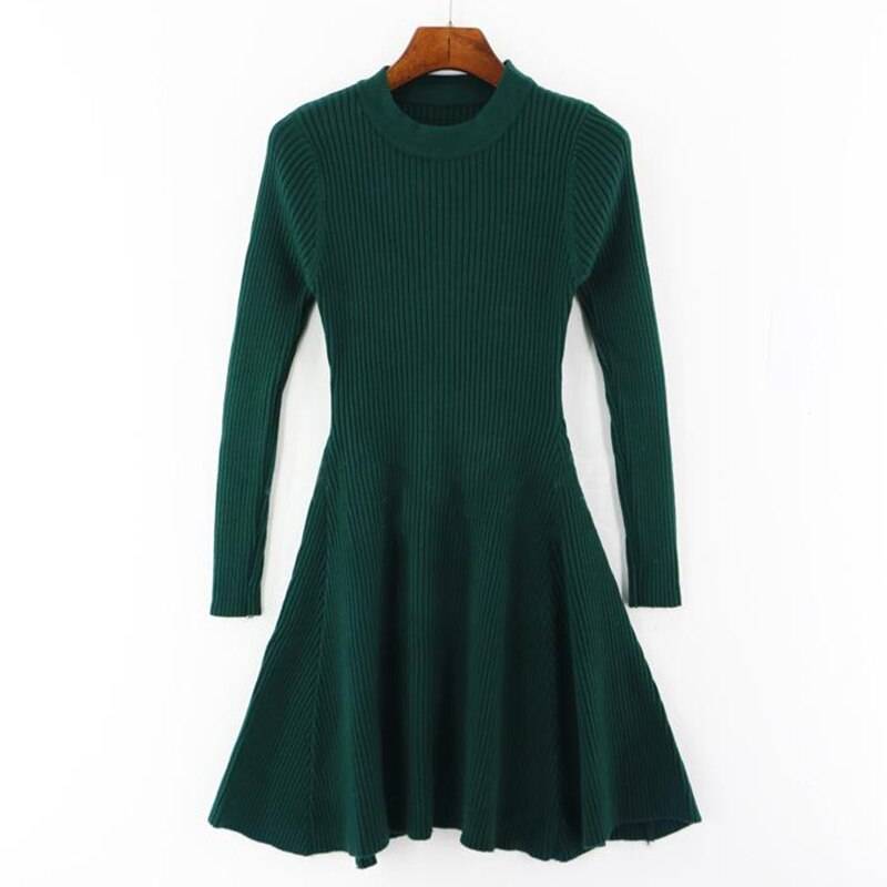 Long Sleeve Sweater Dress - 7 / M - All Dresses - Shirts & Tops - 19 - 2024