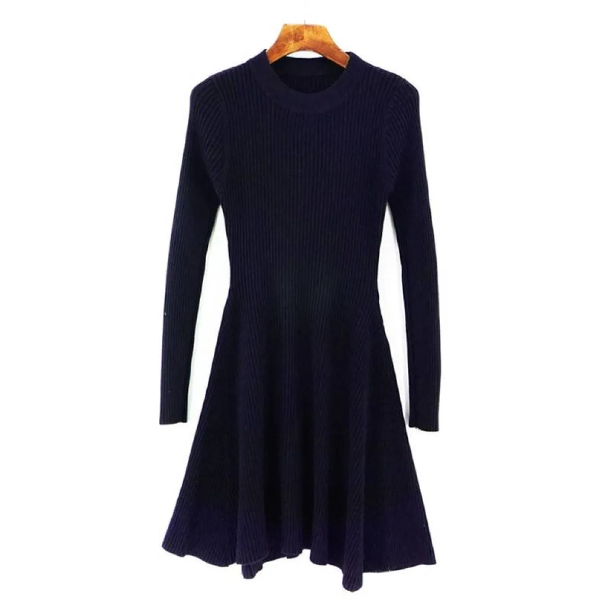 Long Sleeve Sweater Dress - All Dresses - 22