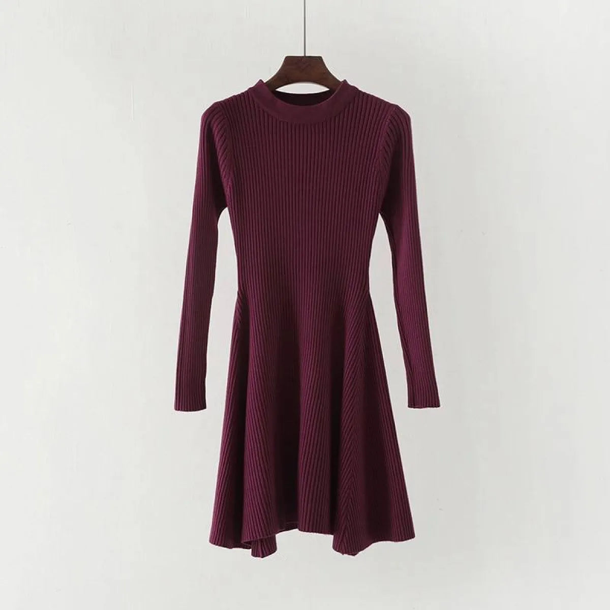 Long Sleeve Sweater Dress - All Dresses - 23