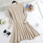 Long Sleeve Sweater Dress - All Dresses - 4