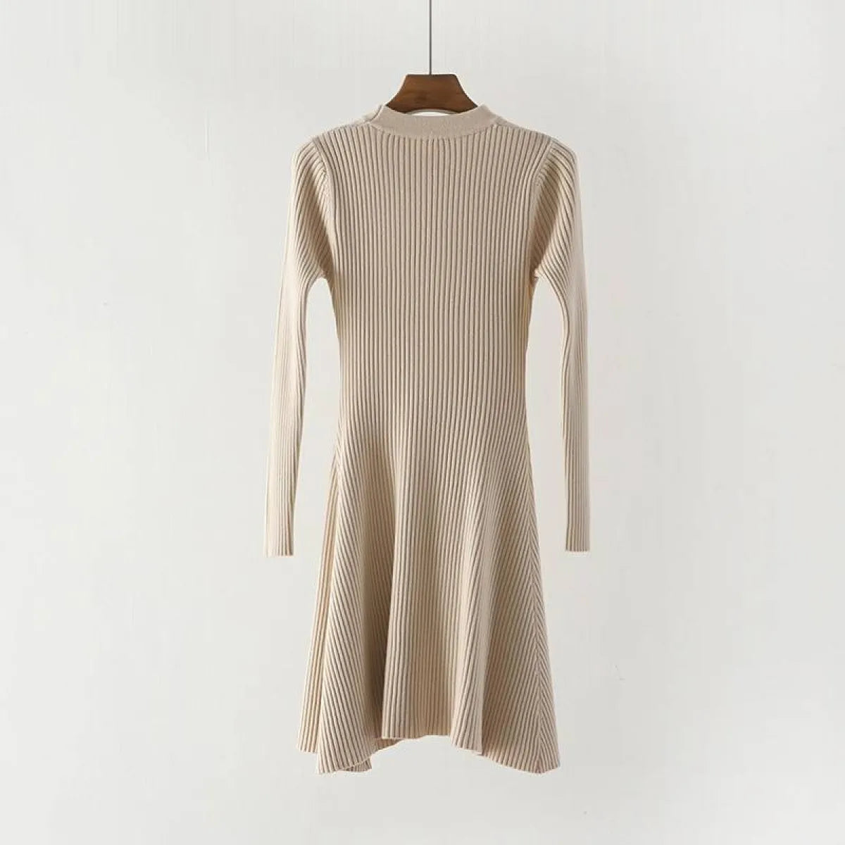 Long Sleeve Sweater Dress - All Dresses - 6
