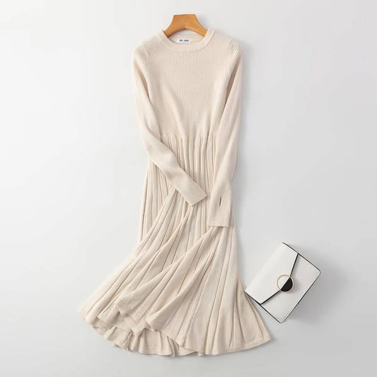 Midi Thick Sweater Dress - All Dresses - 11