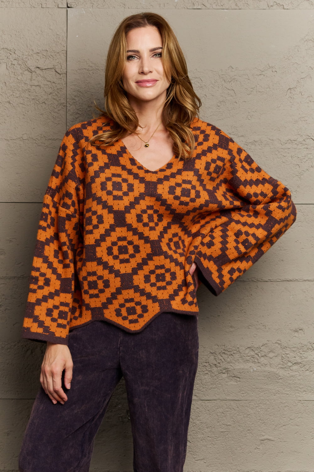Exotic Baby Abstract Oversized Pullover Sweater - Sweaters - Shirts & Tops - 3 - 2024