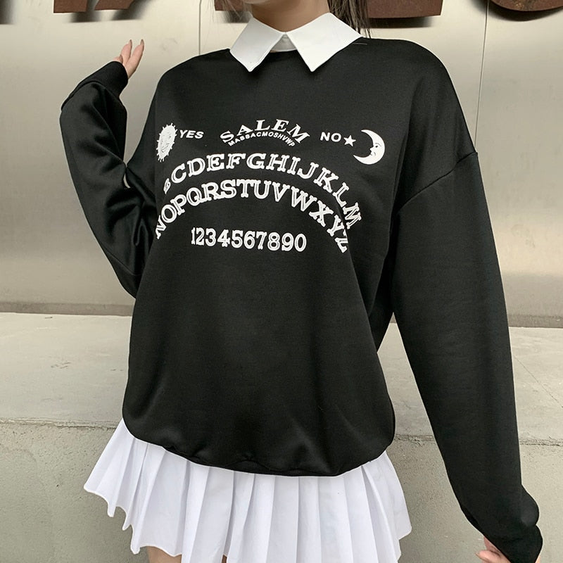 Gothic Ouija Board Sweater - Sweaters - Shirts & Tops - 4 - 2024