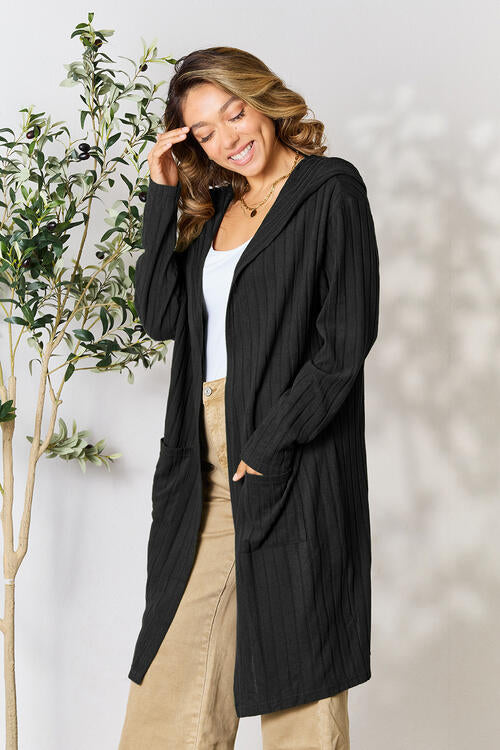Hooded Sweater Cardigan - Sweaters - Shirts & Tops - 2 - 2024