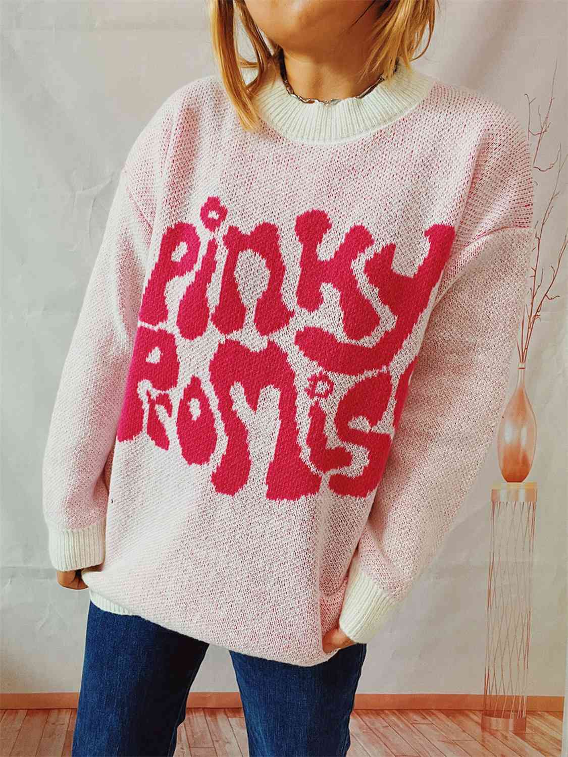 PINKY PROMISE Graphic Sweater - Sweaters - Shirts & Tops - 9 - 2024