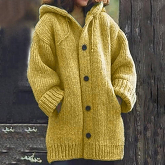 Winter Wool Coats for Women - Yellow / XXXL - Sweaters - Coats & Jackets - 2 - 2024