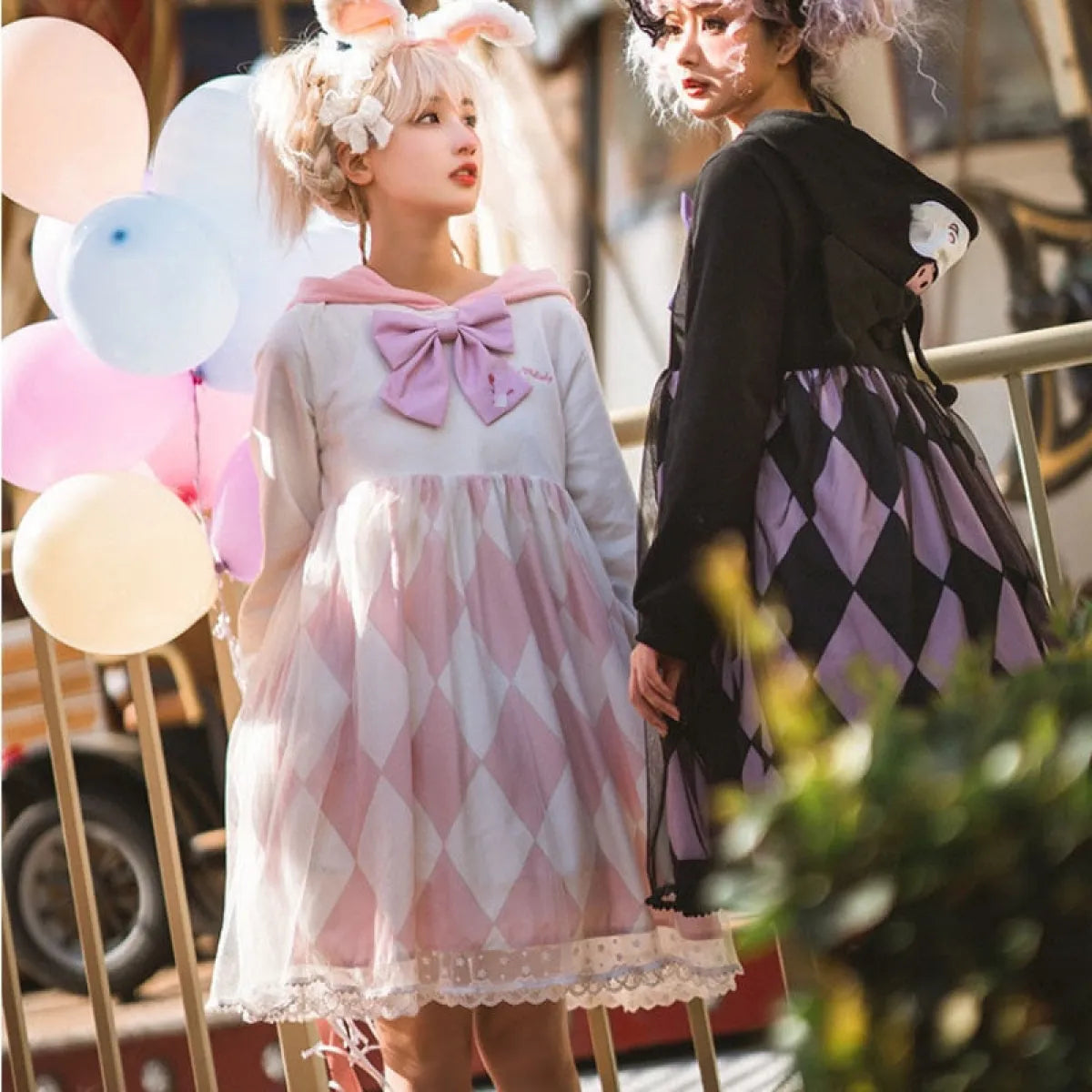 Kawaii Sweet Bow Lace Princess Dresses - All Dresses - 3