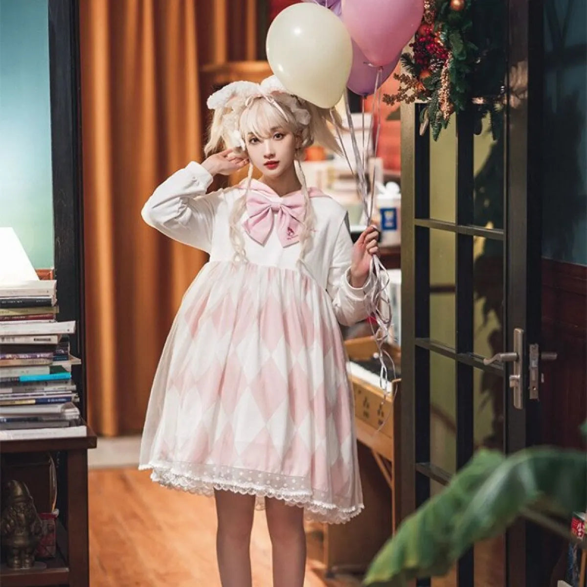 Kawaii Sweet Bow Lace Princess Dresses - All Dresses - 5