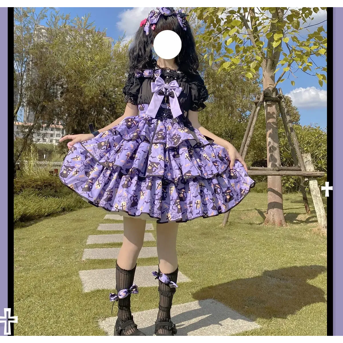 Sweet Lolita Bow Ruffle Dress - All Dresses - Lolita Dress - 3