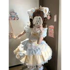 Sweet Lolita Bow Patchwork Dress – Spring 2025 - All Dresses - Lolita Dress - 10