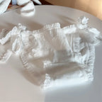 Sweet Lolita Ruffle Lace-Up Cotton Panties – Soft Breathable Briefs - Women’s Clothing & Accessories - Lingerie - 6