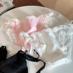 Sweet Lolita Ruffle Lace-Up Cotton Panties – Soft Breathable Briefs - Women’s Clothing & Accessories - Lingerie - 4