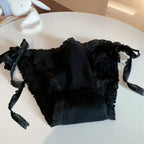 Sweet Lolita Ruffle Lace-Up Cotton Panties – Soft Breathable Briefs - Women’s Clothing & Accessories - Lingerie - 8
