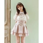 Harajuku Sweet Pink Bow Skirt – Ruched Slim Waist Faux Leather - Bottoms - Skirts - 3