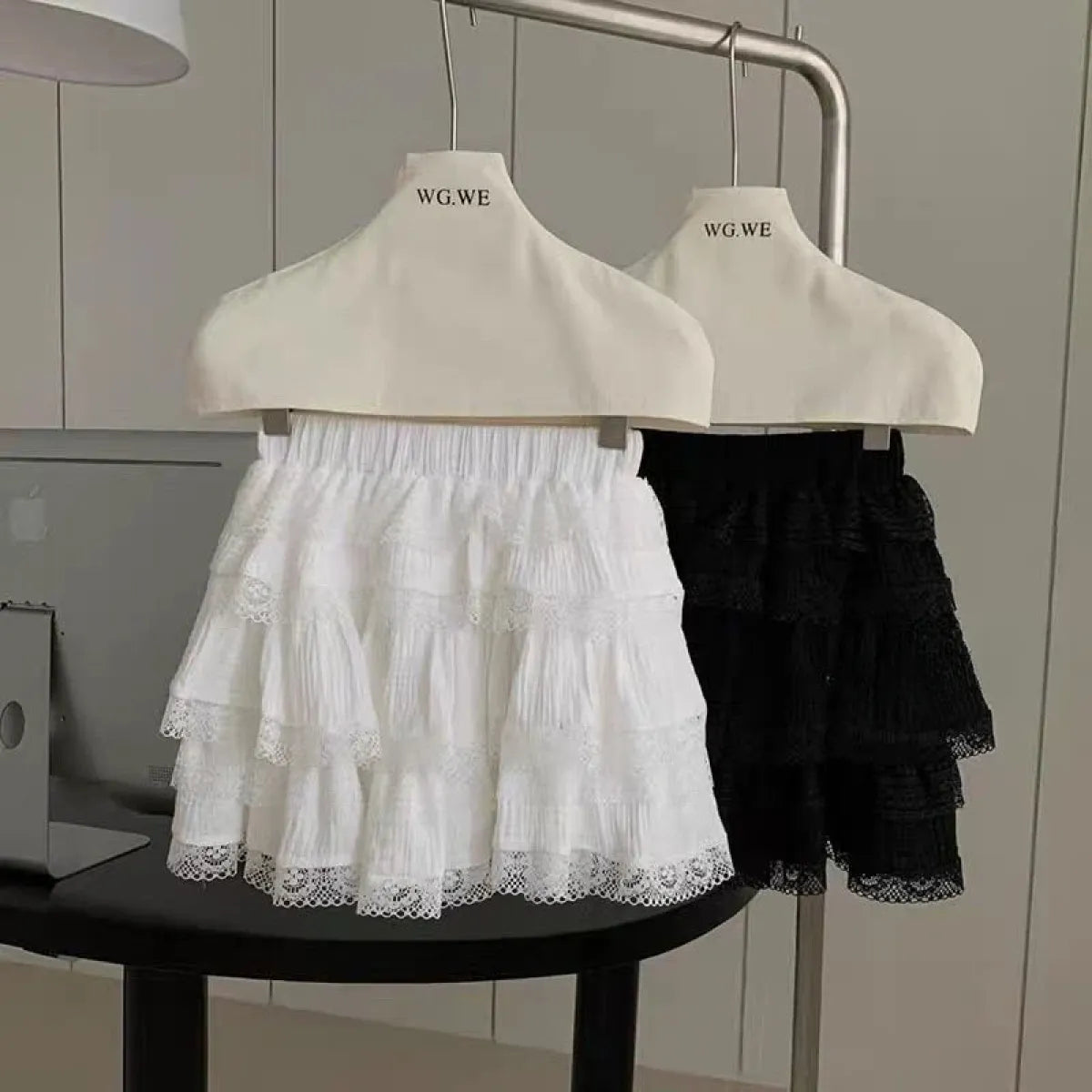 Sweet Ruffle Lace Skirt - Bottoms - Skirts - 1