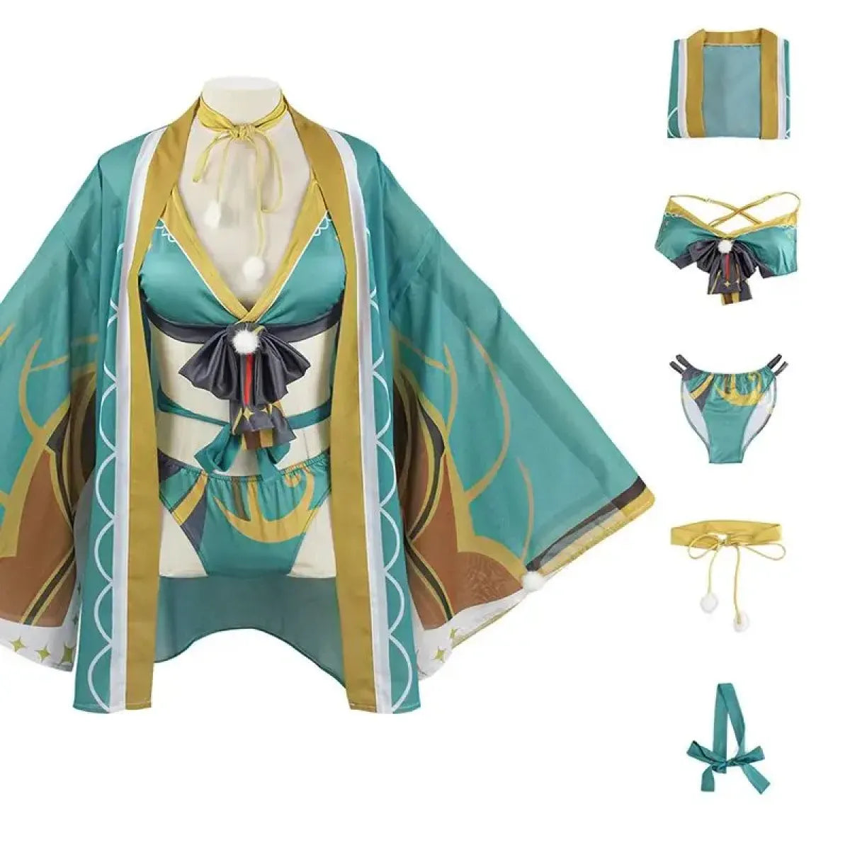 Miss Hina Anime-Inspired Swimsuit Cosplay Set - Anime - Cosplay - 1