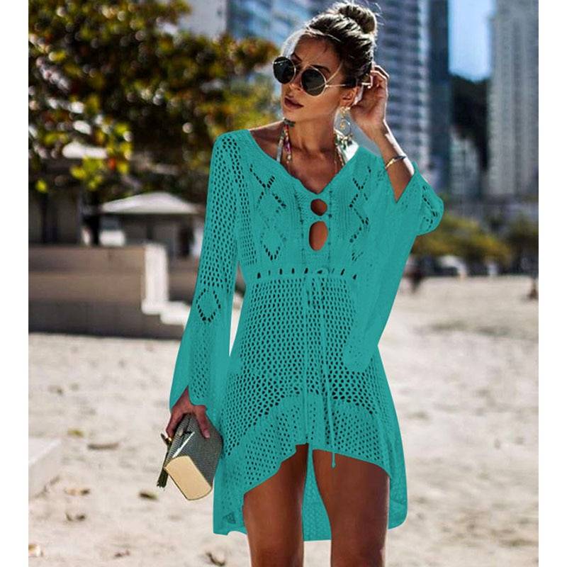 Sexy Swimsuit Cover Ups - Green / One Size - All Dresses - Shirts & Tops - 36 - 2024