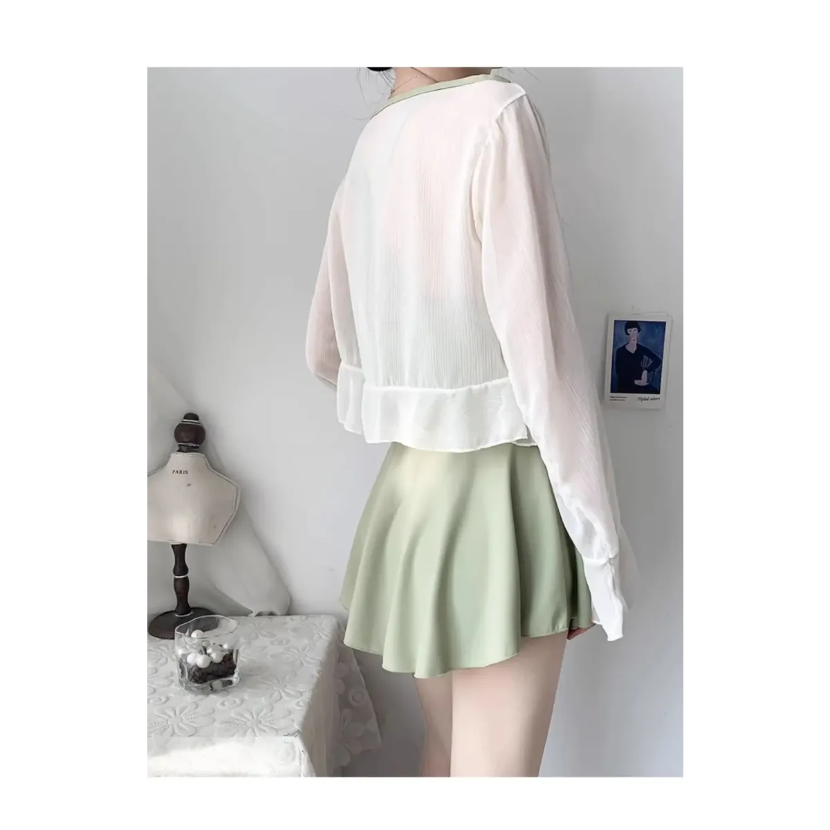 Pleated Cutout Swimsuit Dress – Korean Sexy Summer 2025 Swimwear - All Dresses - Swimwear - 18