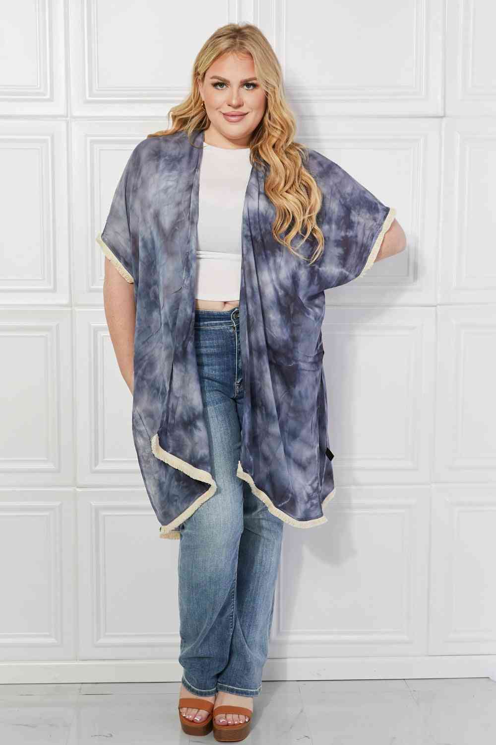 Cloud Rush Swim Cover-Up Kimono - Blue / One Size - Swimsuits - Kimonos - 5 - 2024