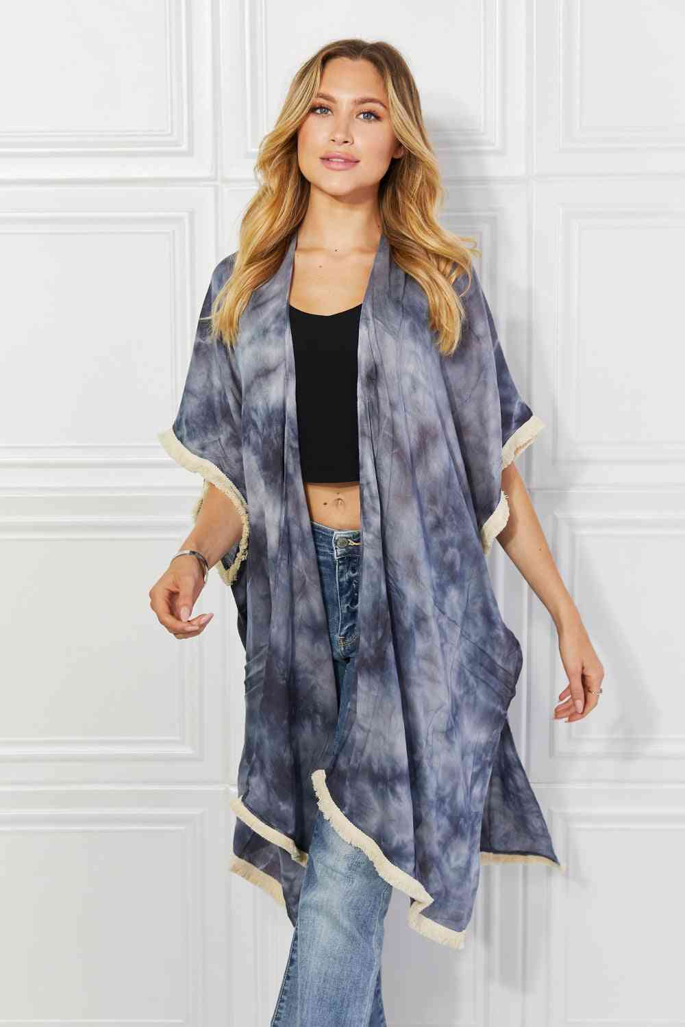 Cloud Rush Swim Cover-Up Kimono - Blue / One Size - Swimsuits - Kimonos - 8 - 2024