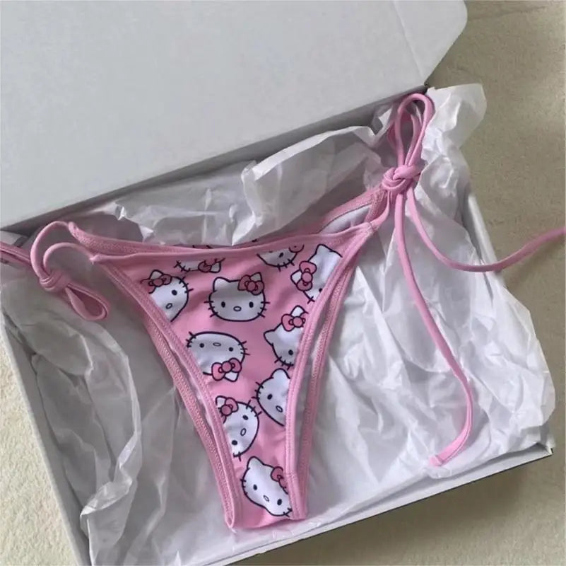 Hello Kitty Pink Bikini Swimsuit - Swimsuits - Classic Bikinis - 2 - 2024