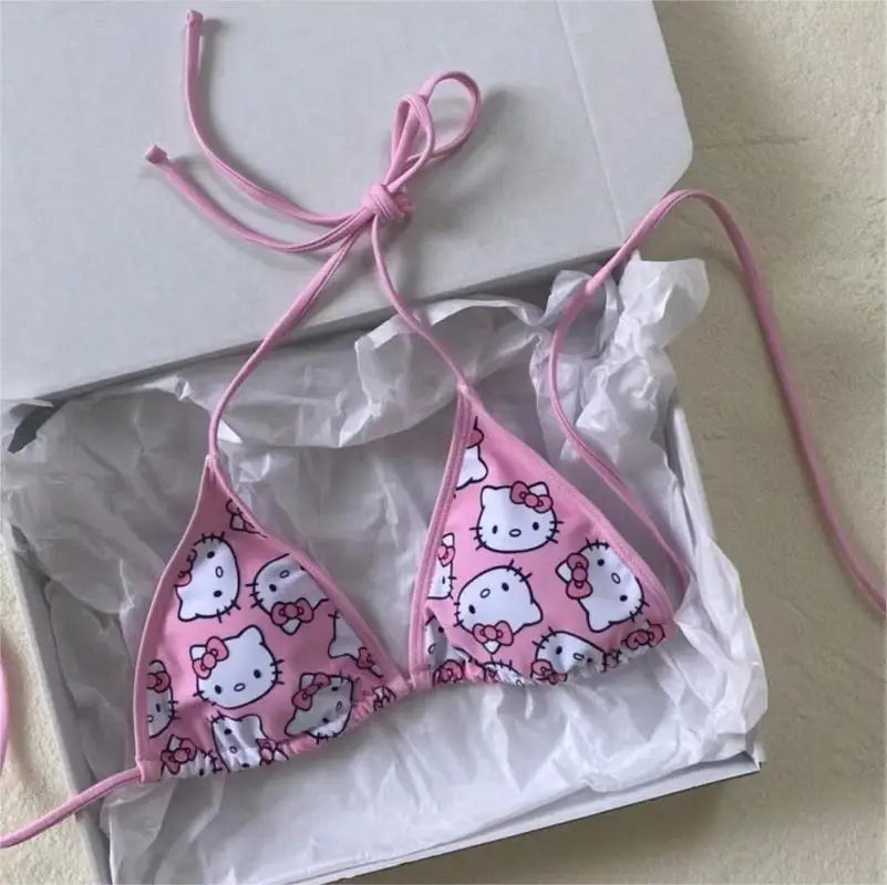 Hello Kitty Pink Bikini Swimsuit - Swimsuits - Classic Bikinis - 3 - 2024