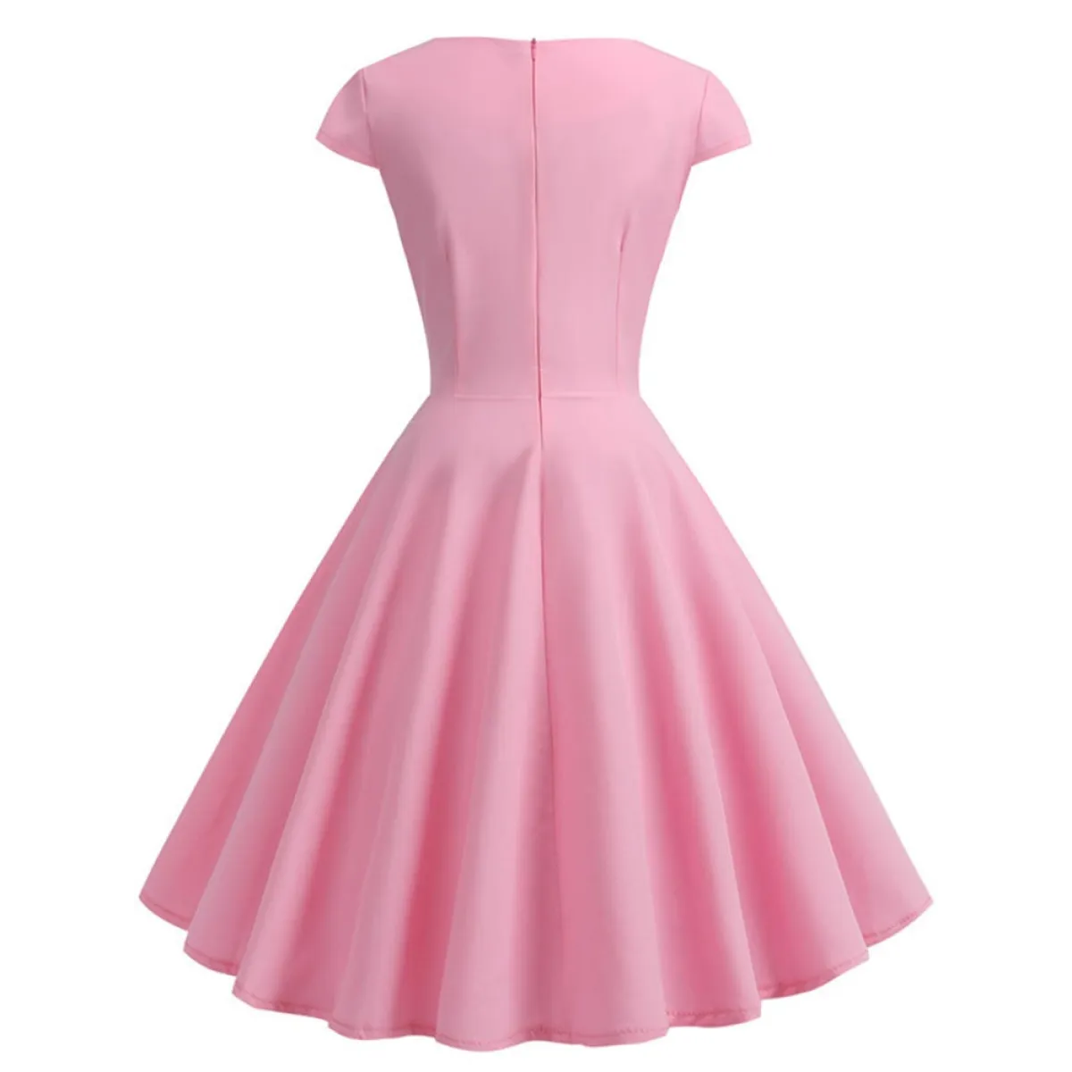 V Neck Swing Summer Dress - All Dresses - 1