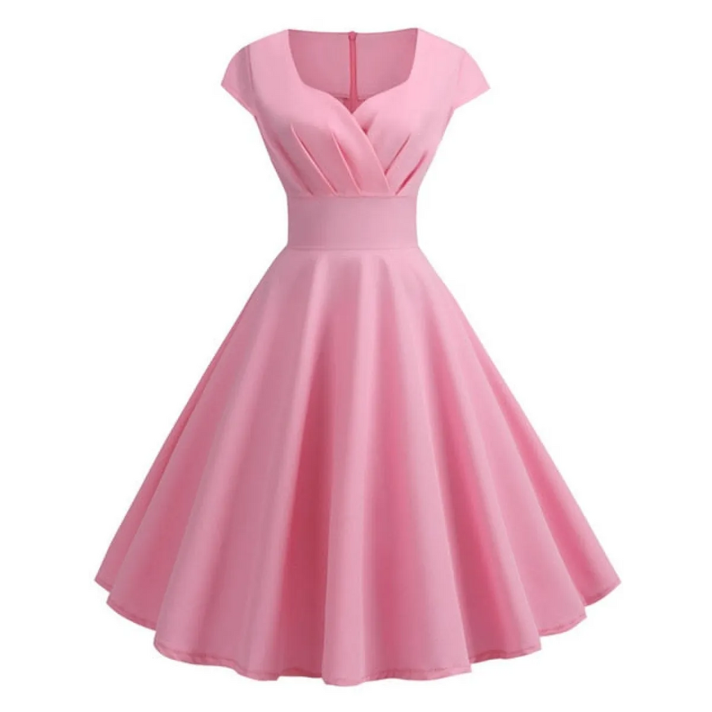 V Neck Swing Summer Dress - All Dresses - 8