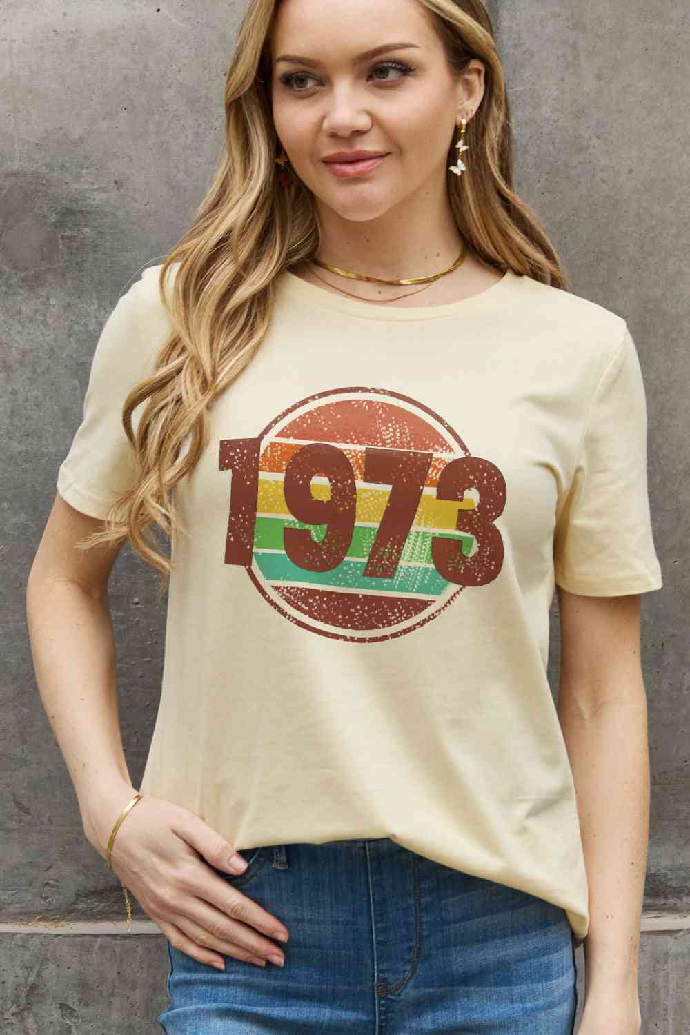1973 Graphic Cotton Tee - T-Shirts - Shirts & Tops - 11 - 2024
