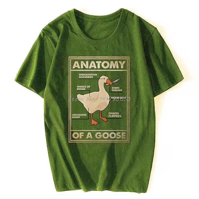 Anatomy Of A Goose T Shirt - Green / XS - T-Shirts - Shirts & Tops - 3 - 2024