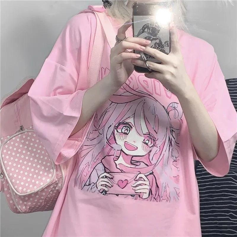 Anime Gamer Girl Tee - T-Shirts - Clothing - 1 - 2024
