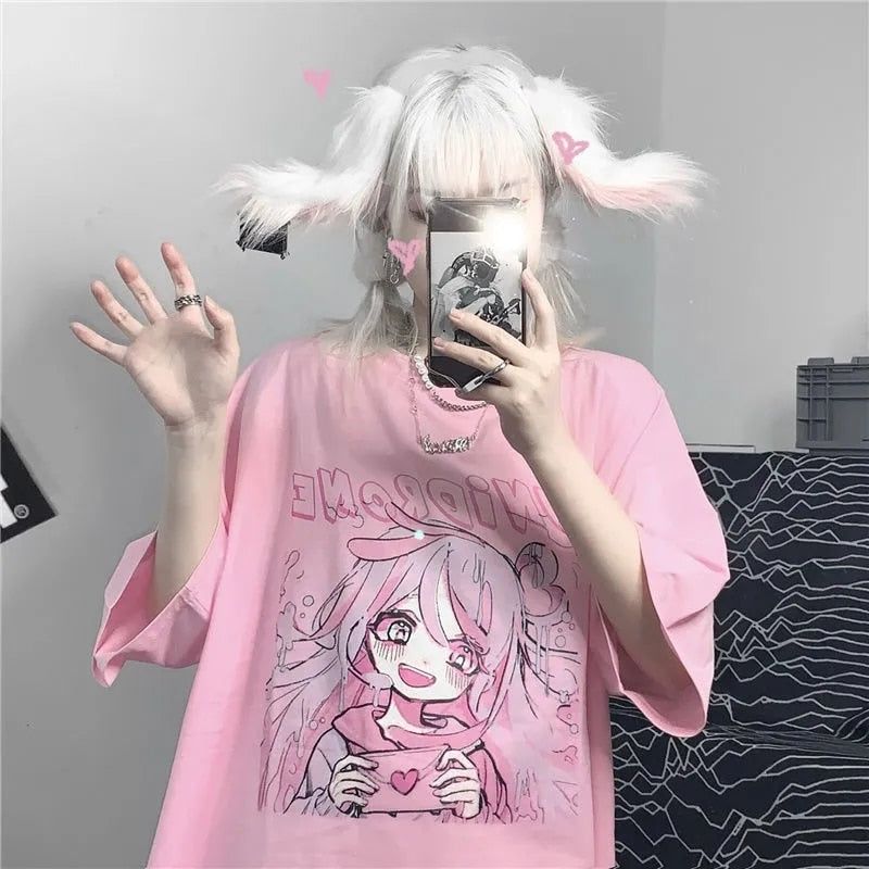 Anime Gamer Girl Tee - T-Shirts - Clothing - 4 - 2024