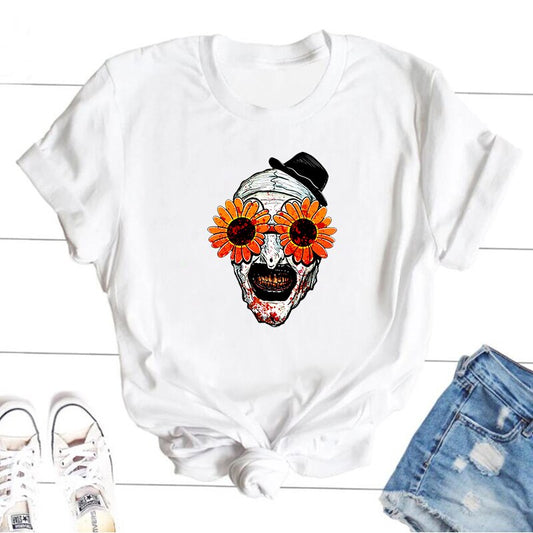 Art The Clown Horror T-shirt - White / M - T-Shirts - Shirts & Tops - 7 - 2024