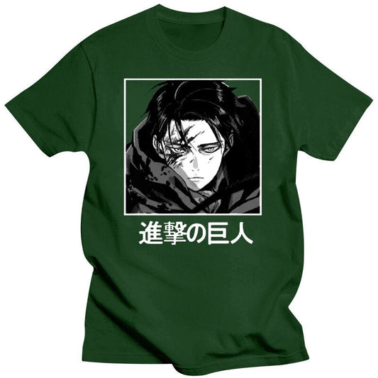 Attack On Titan Levi Ackerman Anime Shirt - Green / XS - T-Shirts - Shirts & Tops - 2 - 2024