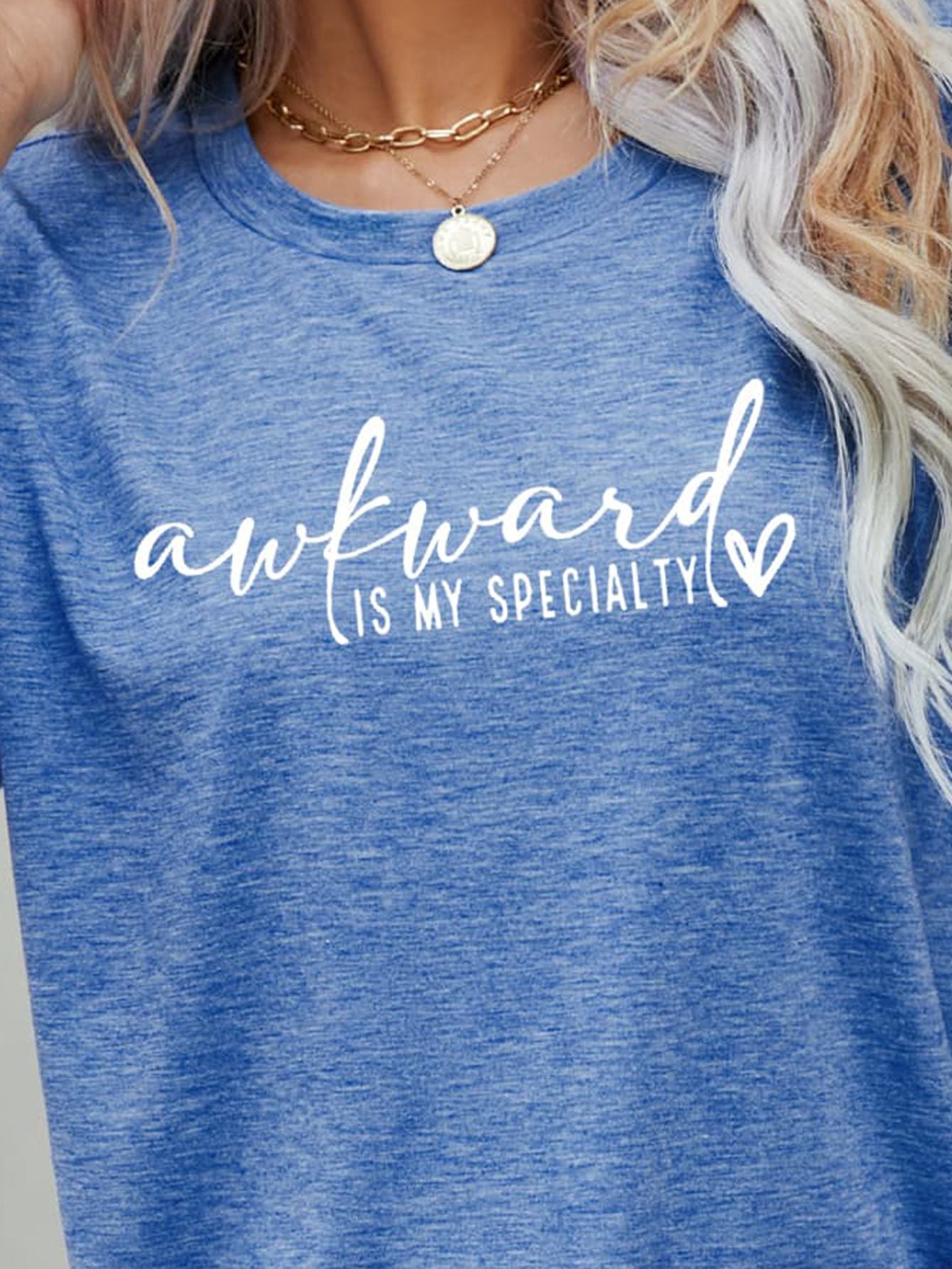 AWKWARD IS MY SPECIALTY Graphic Tee - T-Shirts - Shirts & Tops - 9 - 2024